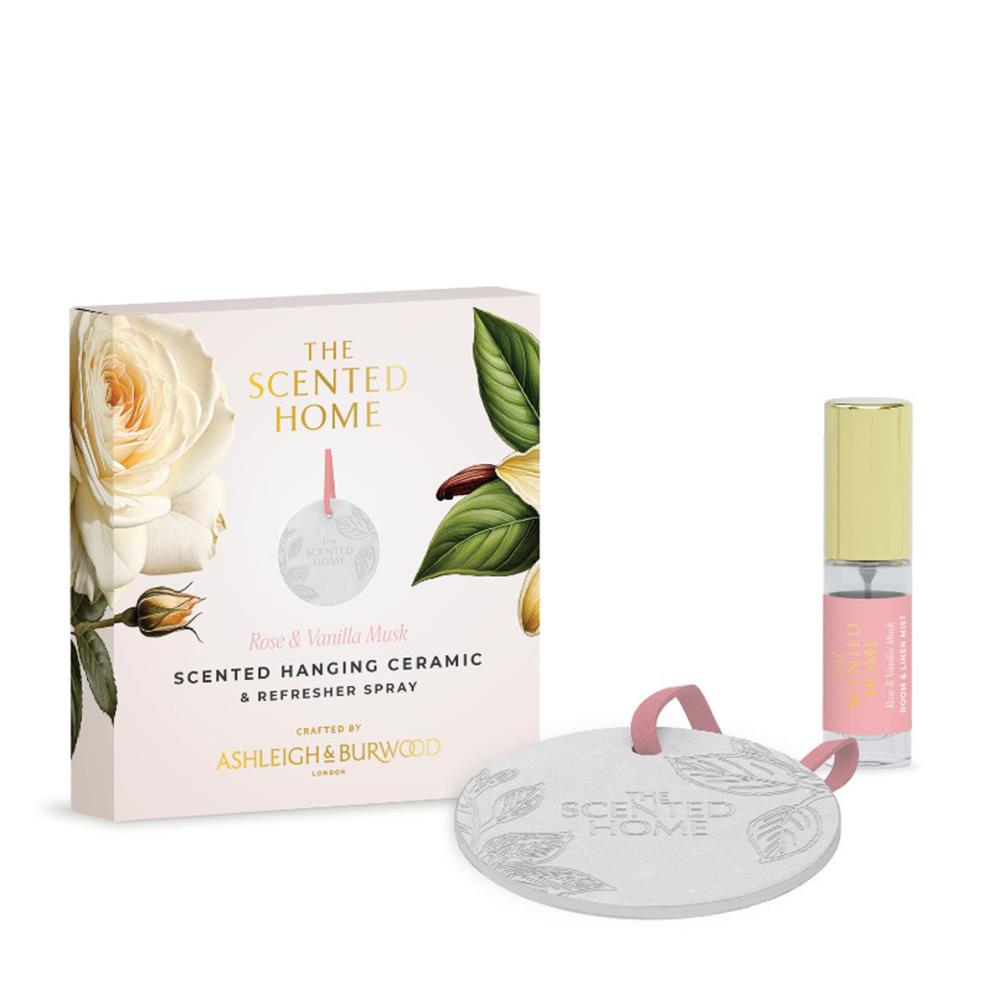Ashleigh & Burwood Rose & Vanilla Musk Hanging Ceramic £6.74